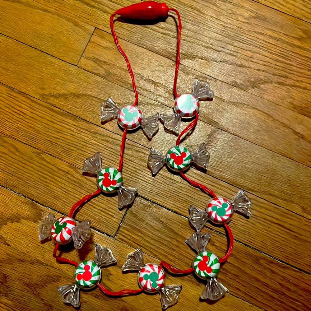 Disneyland Christmas Necklace
